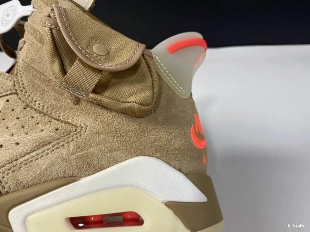 Reps TBK 6 Khaki British DH0690-200 Retro Air Travis Jordan Scott 0725